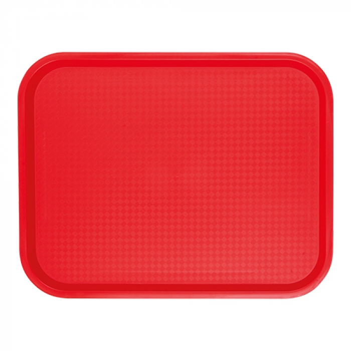 Serviertablett 35x27cm rot